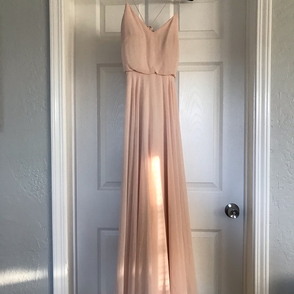 Jenny Yoo Inesse Dress Blush - Picture 1 of 5